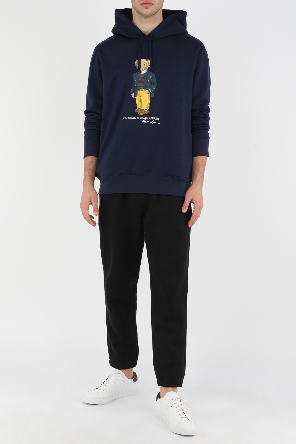 קפוצ'ון עם דובי בגוון כחול נייבי